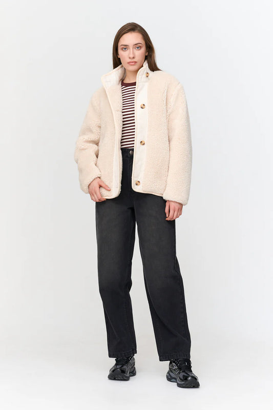 Jacke aus Teddyfell