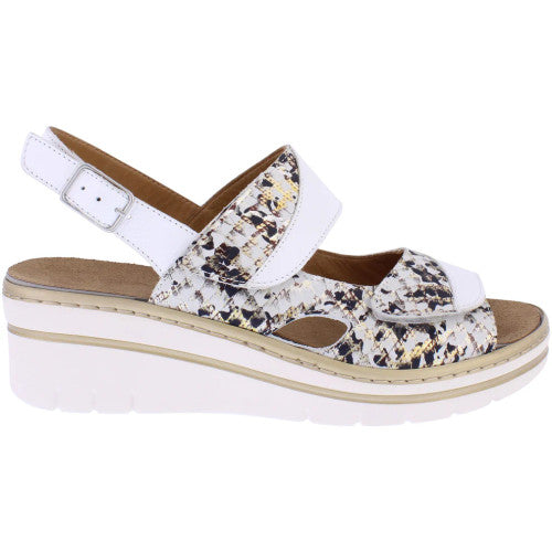 Adesso Lake white wedge sandal
