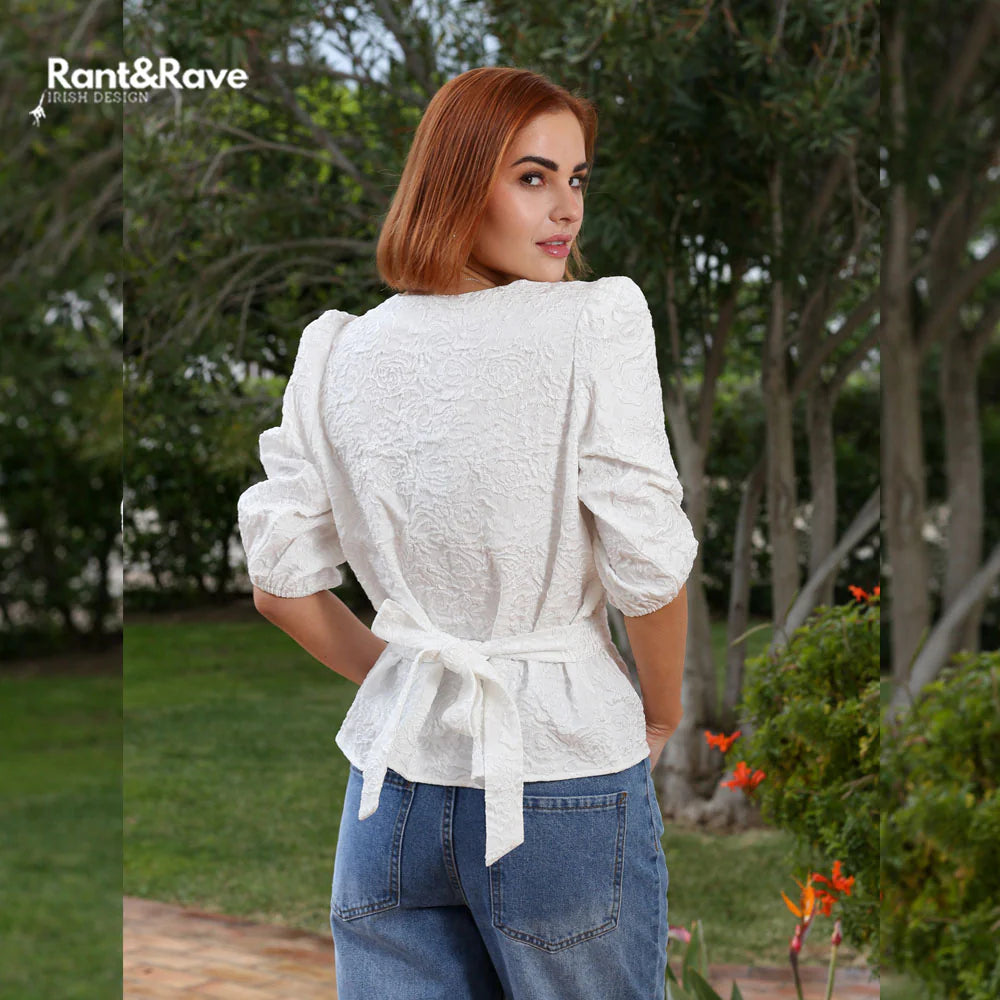 Alma Top White
