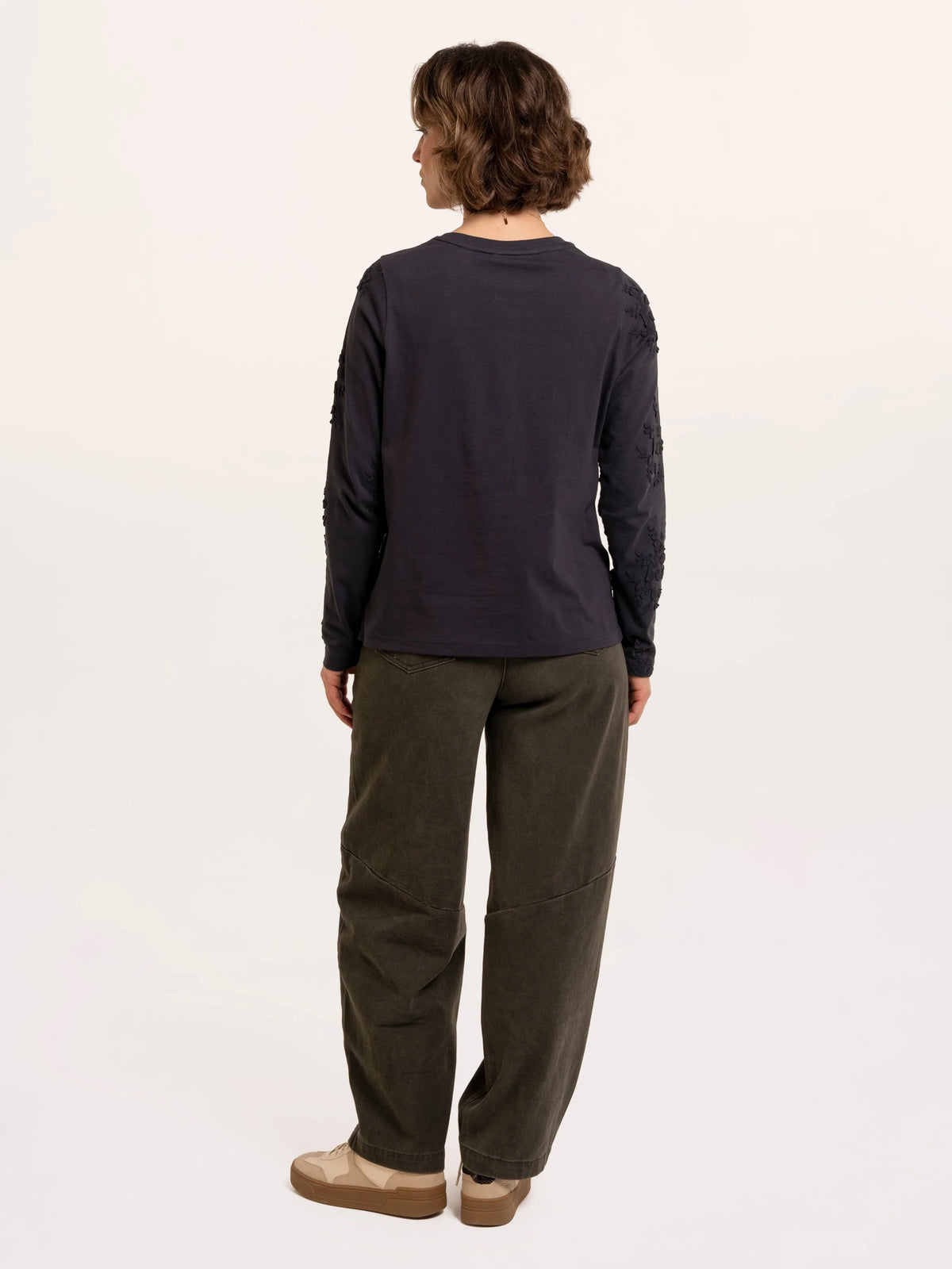 Daria Embroidered Long Sleeve T-Shirt