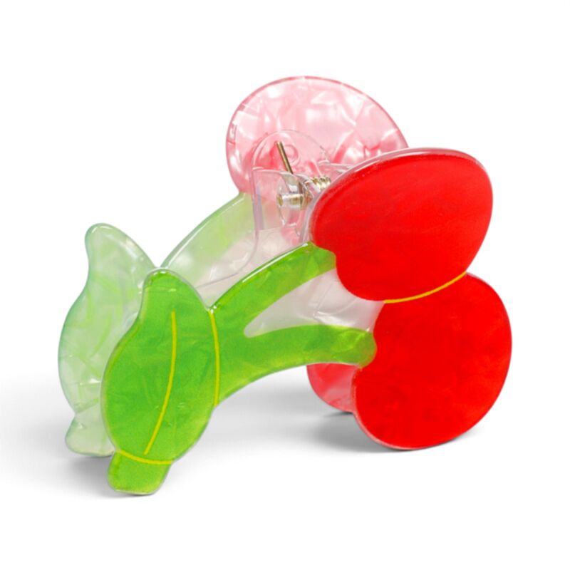 Cherry Hair Claw Clip