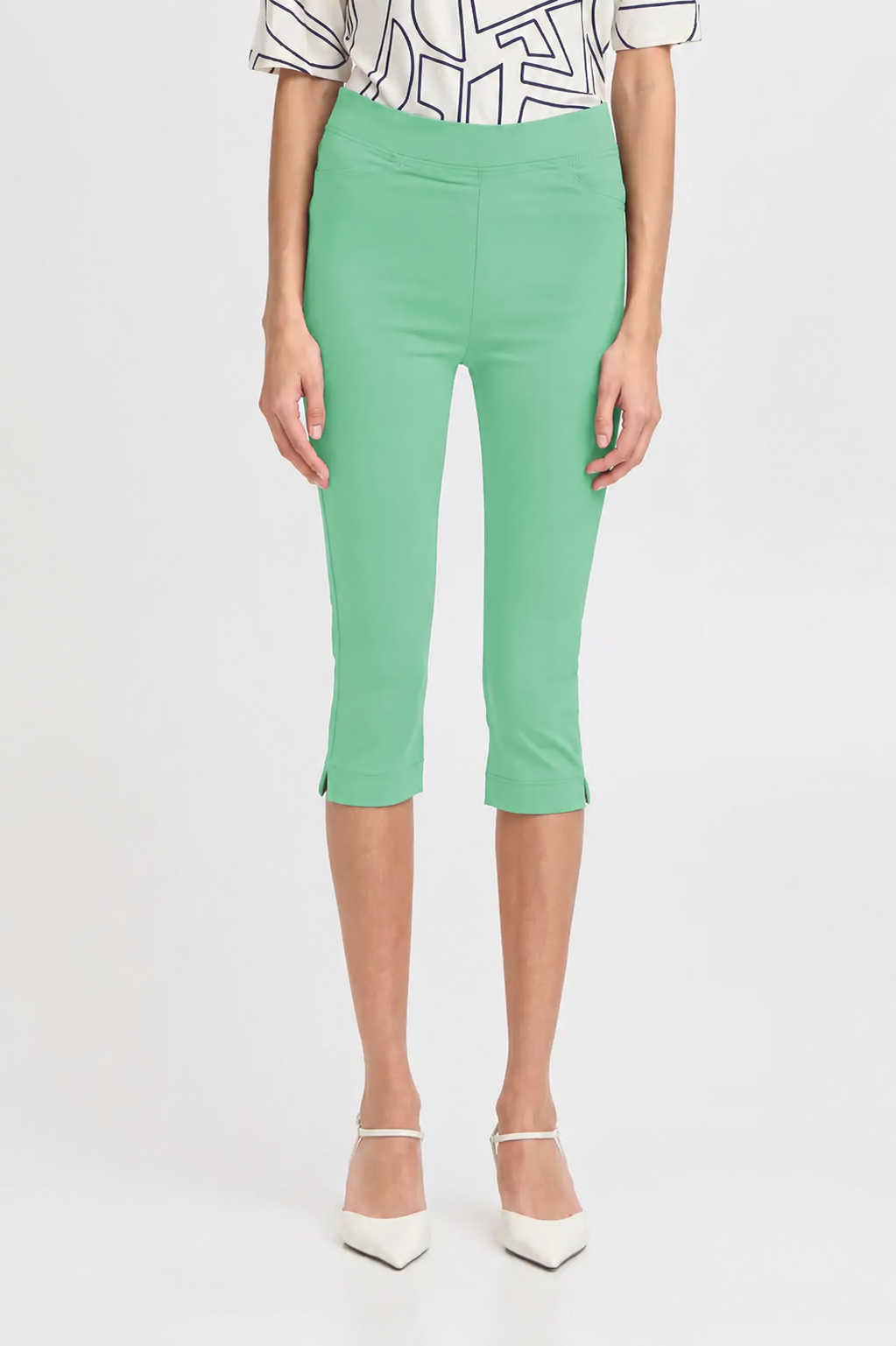 BYKEIRA Capri Pants Spring Bud