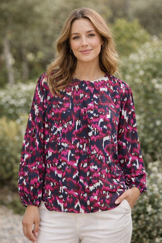 Frariana Blouse (Very Berry)