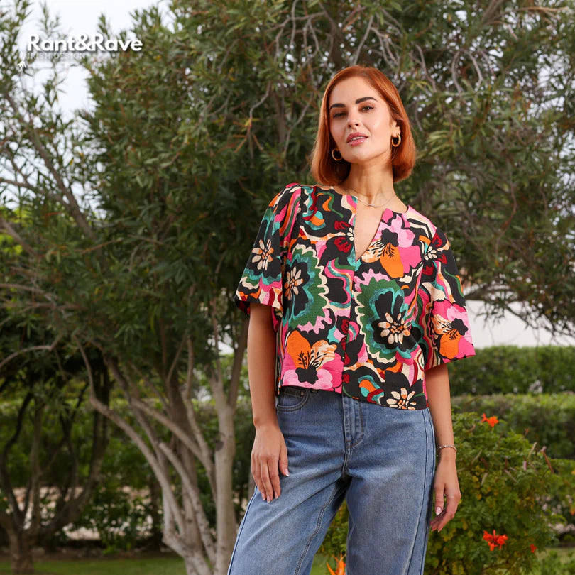 Effy V Neck Top