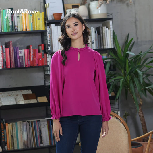 Rant & Rave Fee Top Magenta