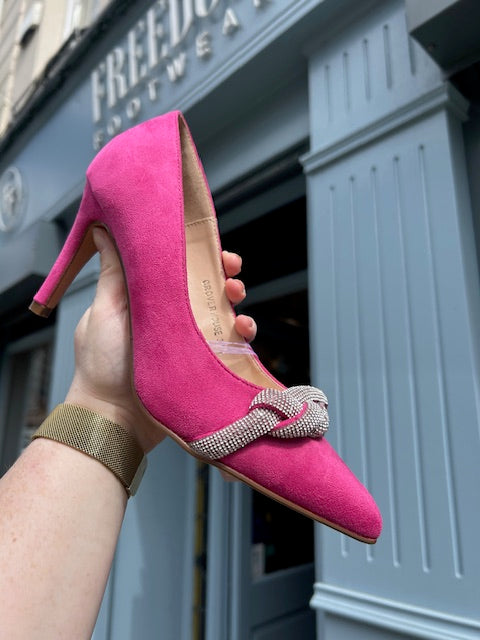 Crover House Heel - Fuchsia