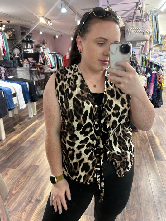 Leopard Waistcoat