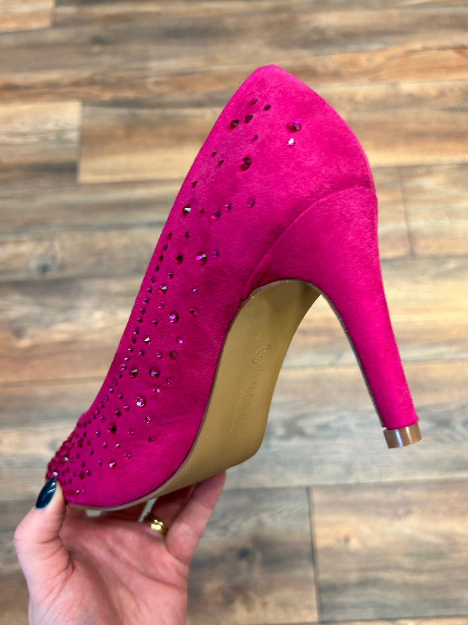 Sheraton Heel (Fuchsia Gems)