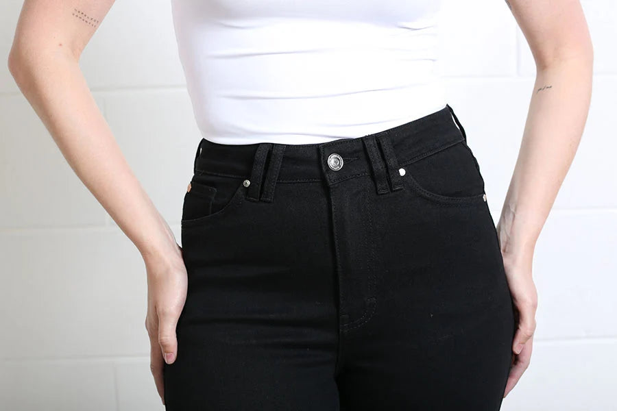 Rant & Rave Jane Wide Leg Jean Black