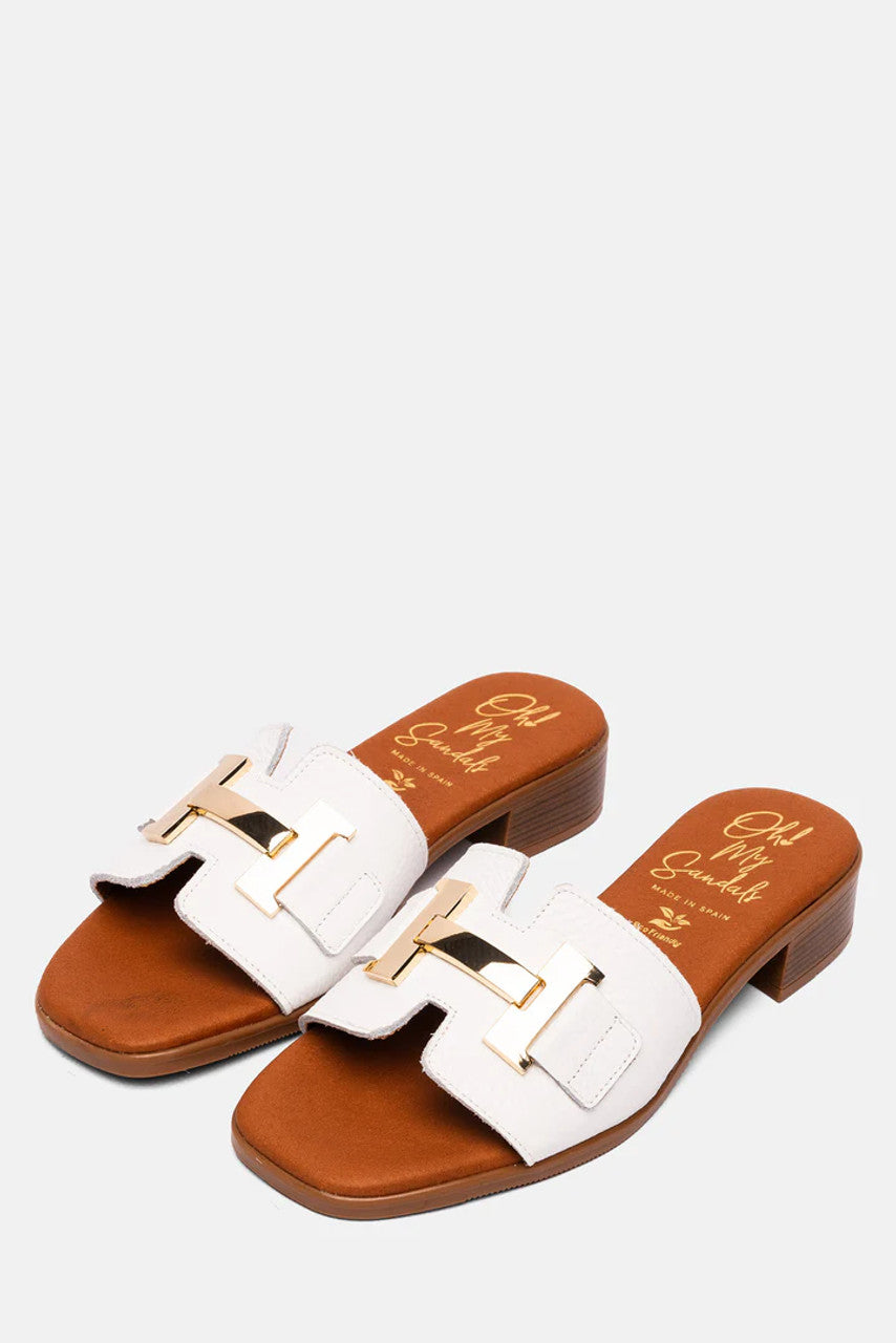 Oh My Sandals White sandal -5605