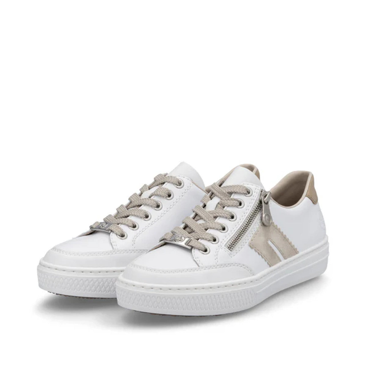 Rieker L5903-80 White Trainer