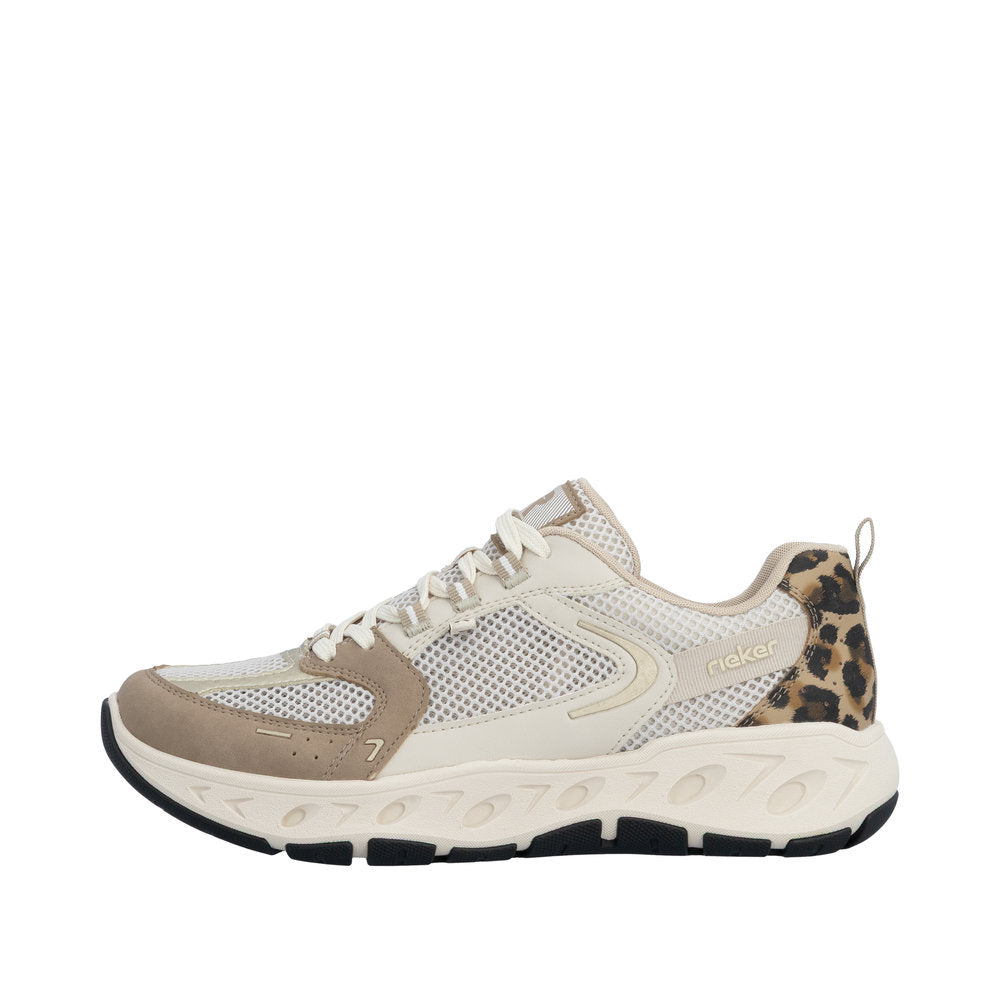 Rieker Beige Trainer M6501-60