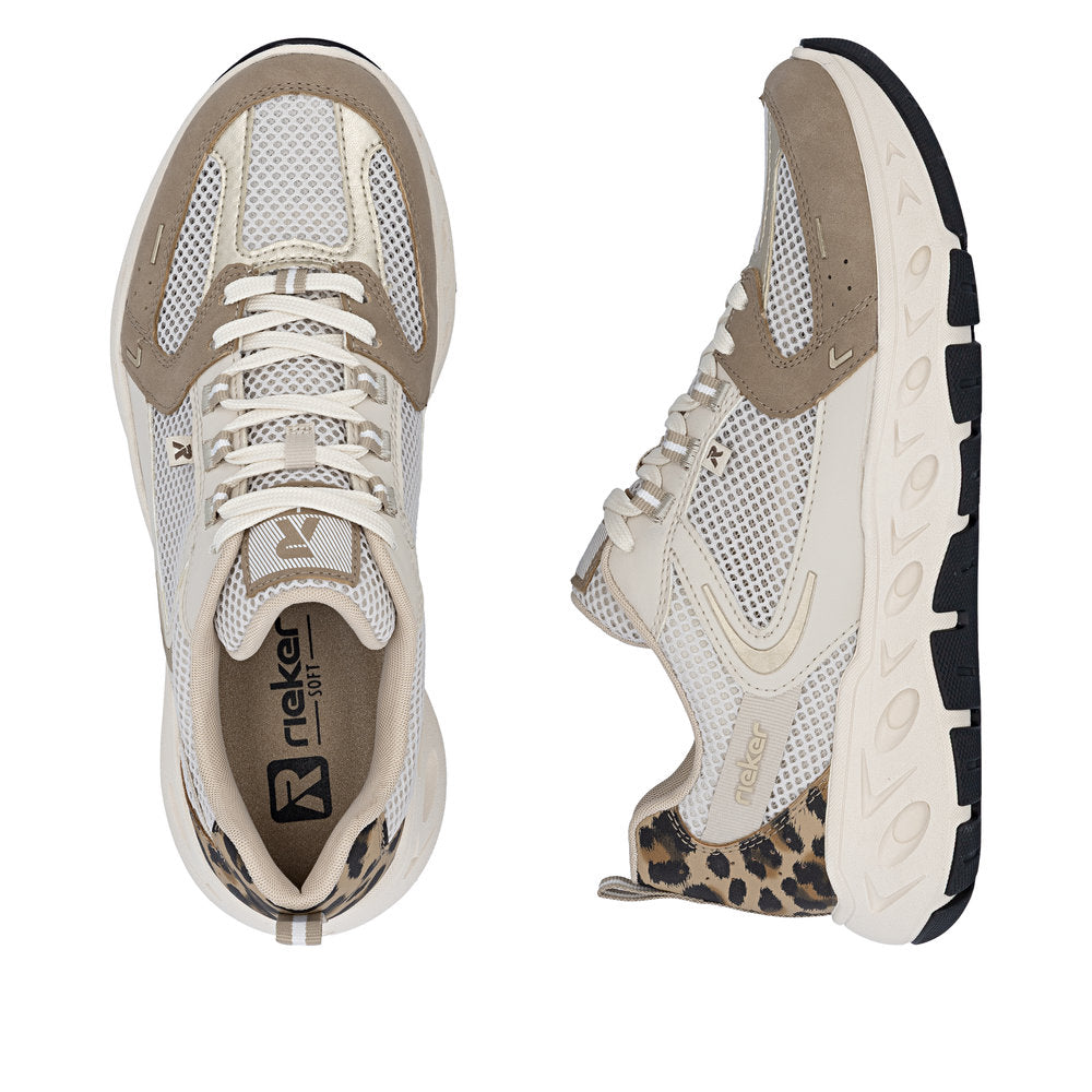 Rieker Beige Trainer M6501-60