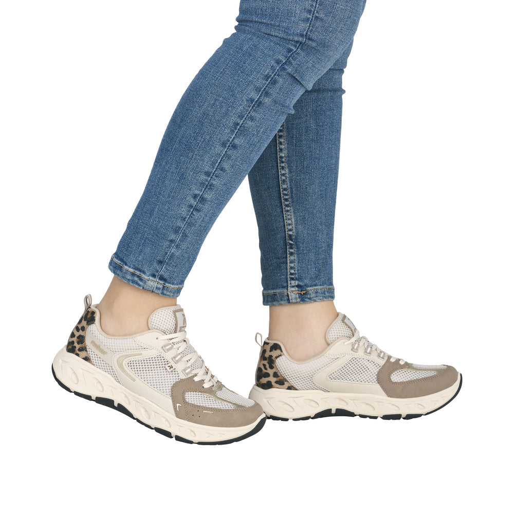 Rieker Beige Trainer M6501-60
