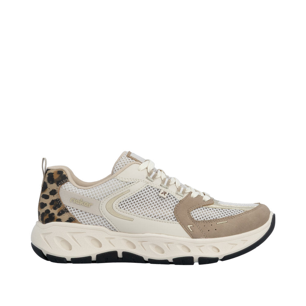 Rieker Beige Trainer M6501-60