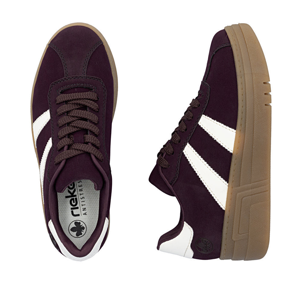 Rieker Burgundy Trainer M7601-30