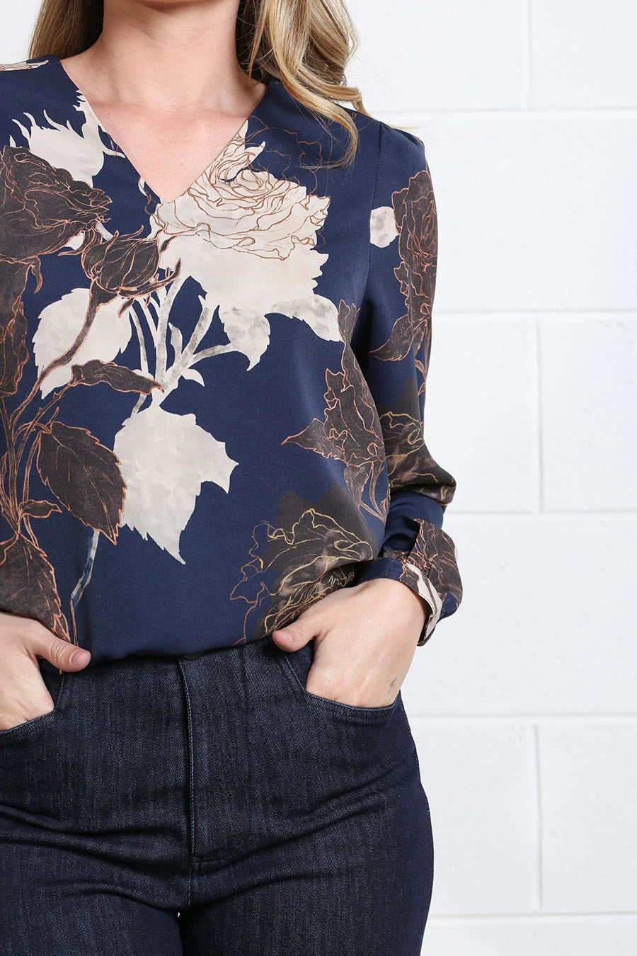 Rant and Rave Mia Blue Floral