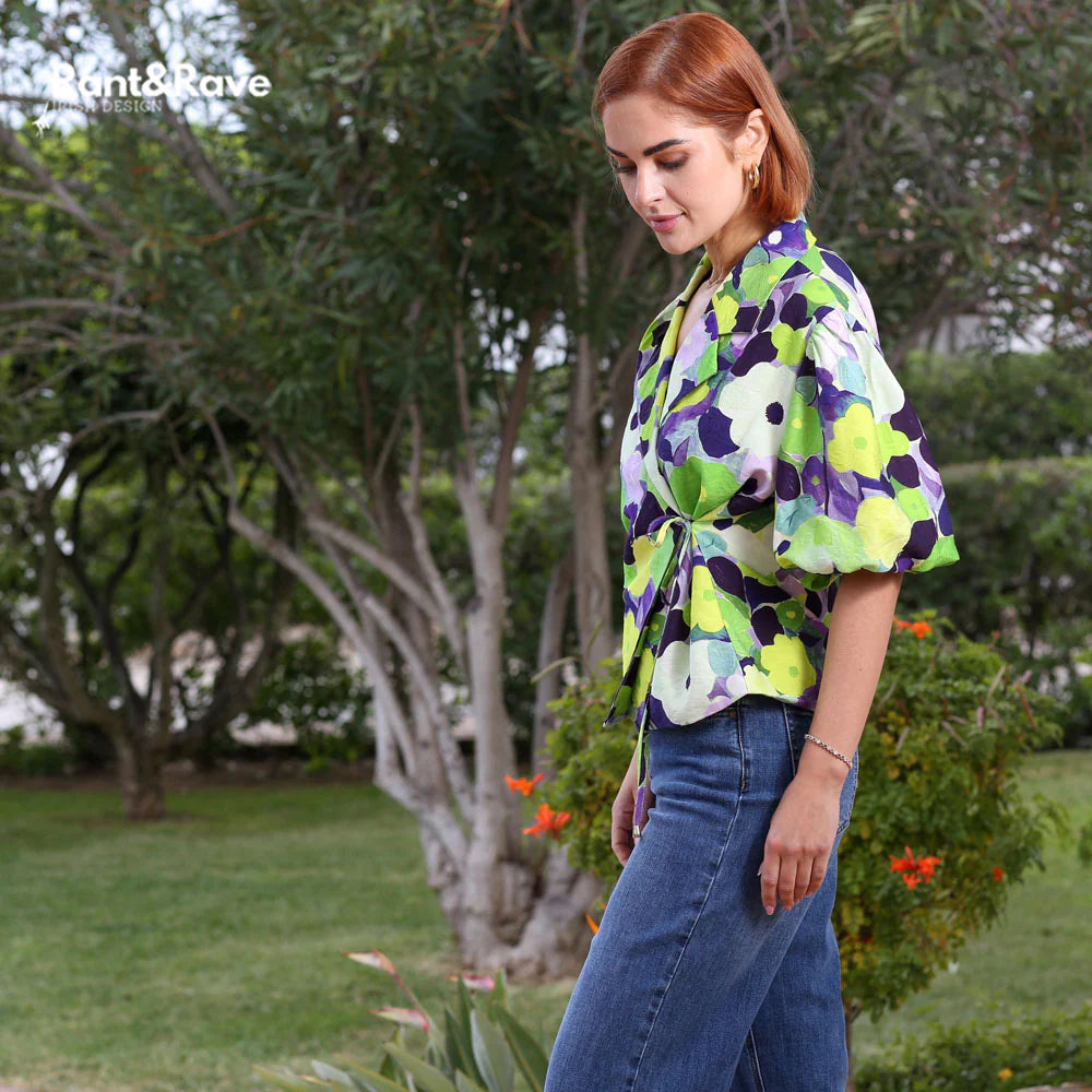 Morgan Wrap Top