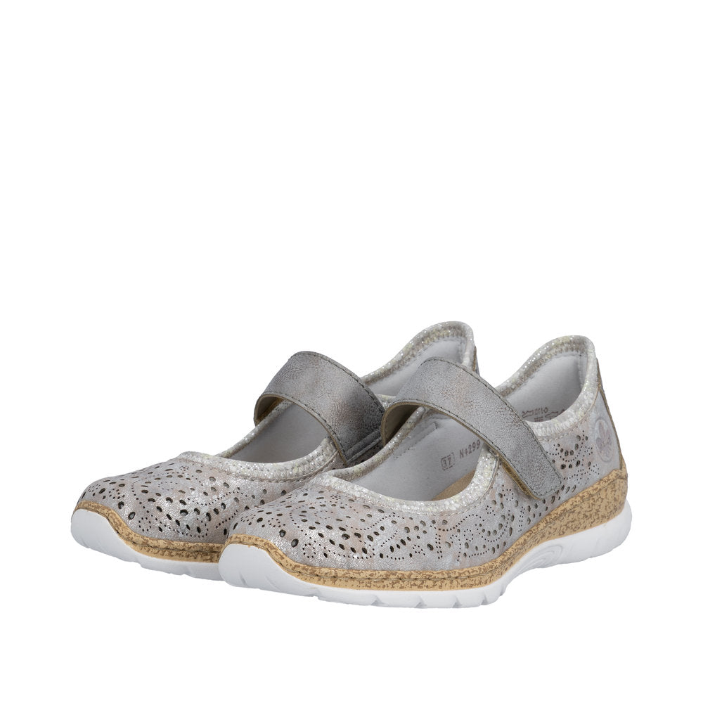 Rieker Metallic Shoe N4299-90