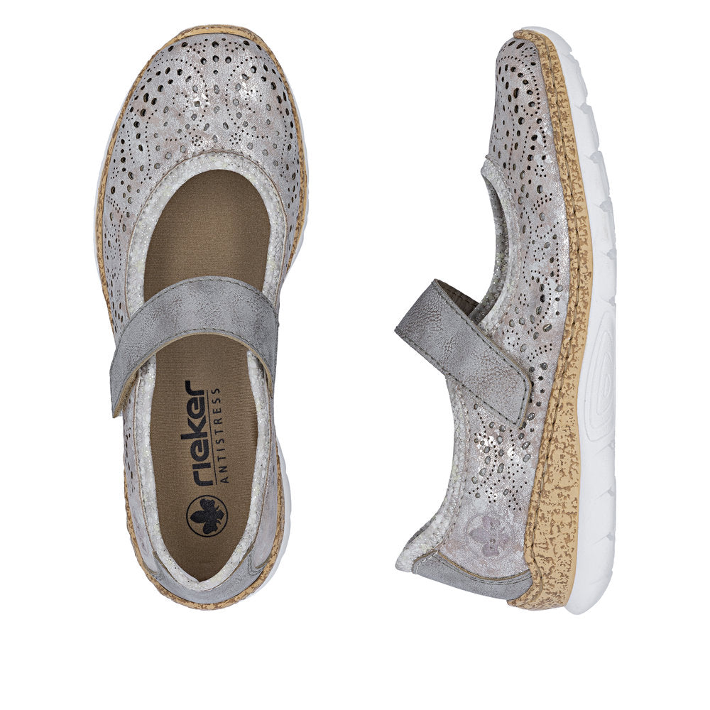 Rieker Metallic Shoe N4299-90
