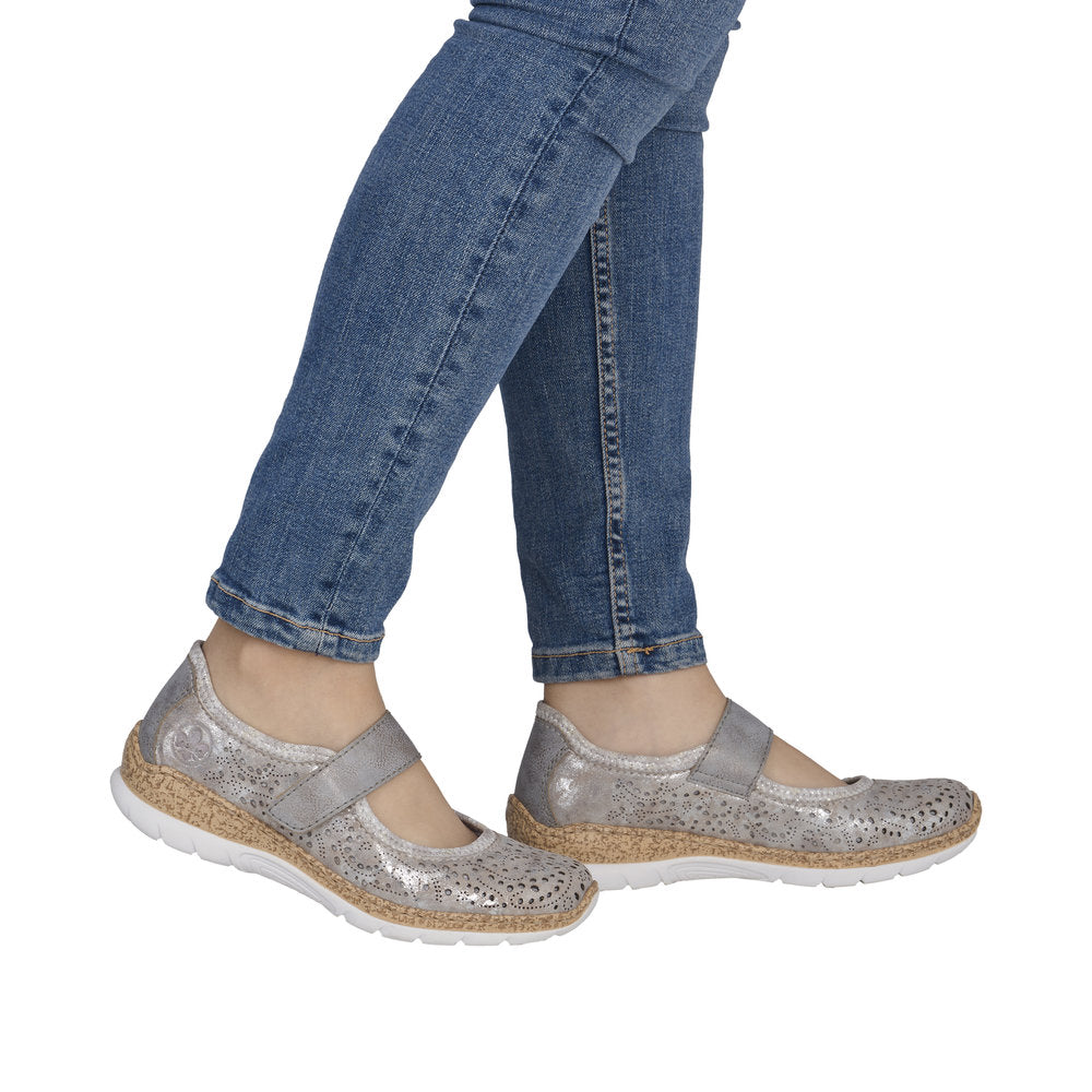 Rieker Metallic Shoe N4299-90