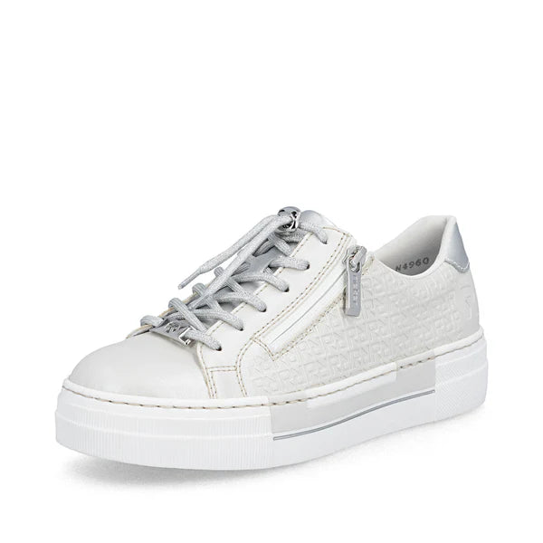 Rieker N4960-90 Silver Trainers