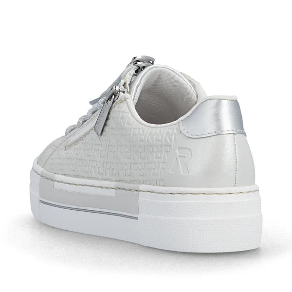 Rieker N4960-90 Silver Trainers