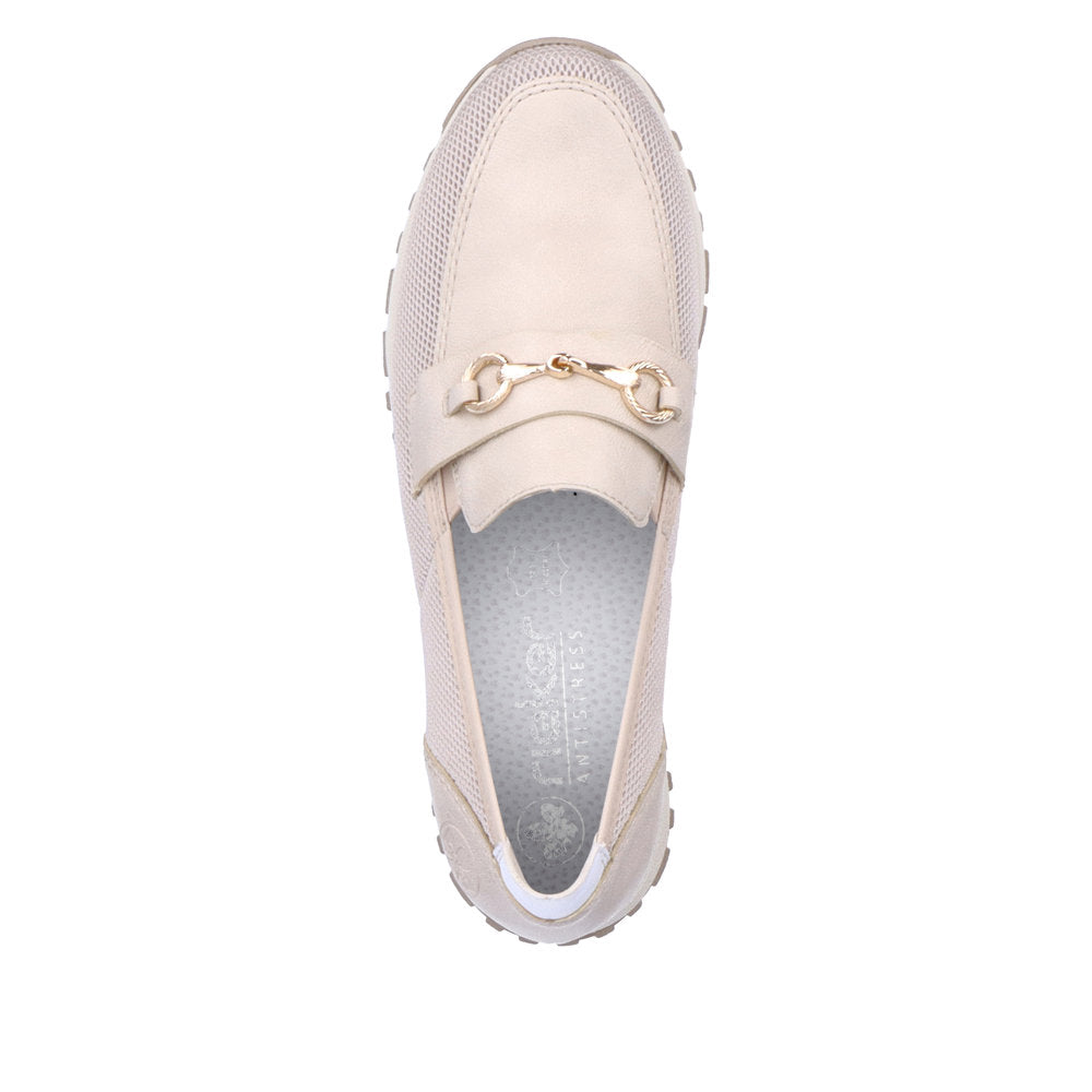 Rieker Beige Loafer N7455-60