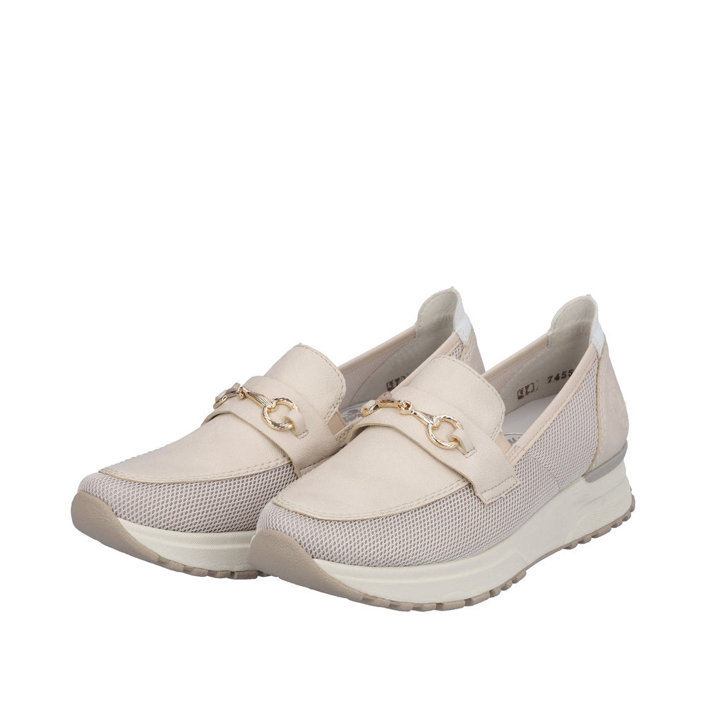 Rieker Beige Loafer N7455-60