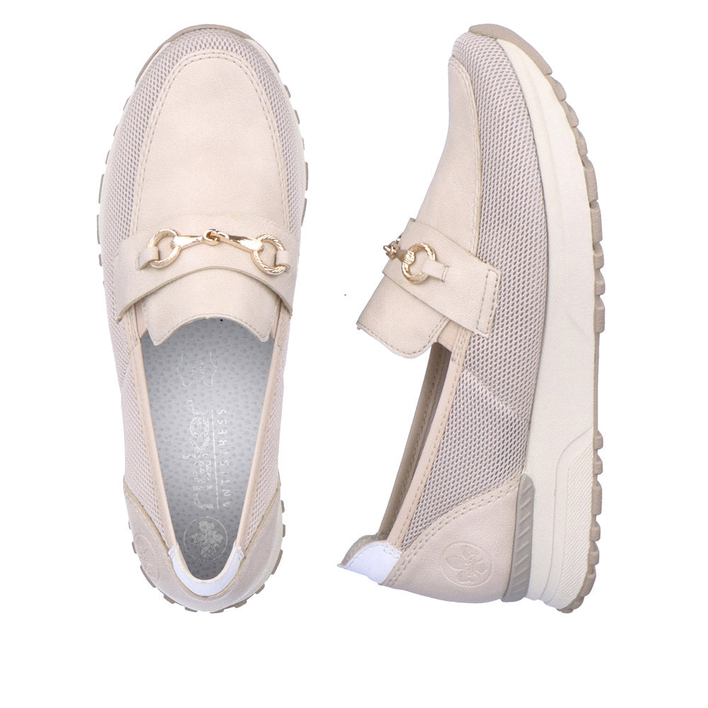 Rieker Beige Loafer N7455-60