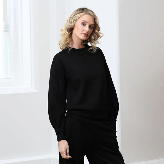 Relax & Renew Penny Sweater Black