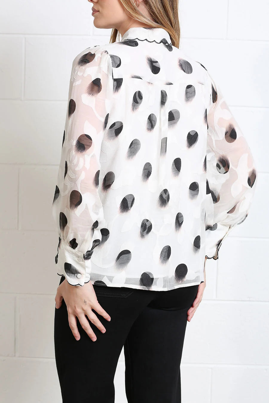 Rant and Rave Posy Blouse White