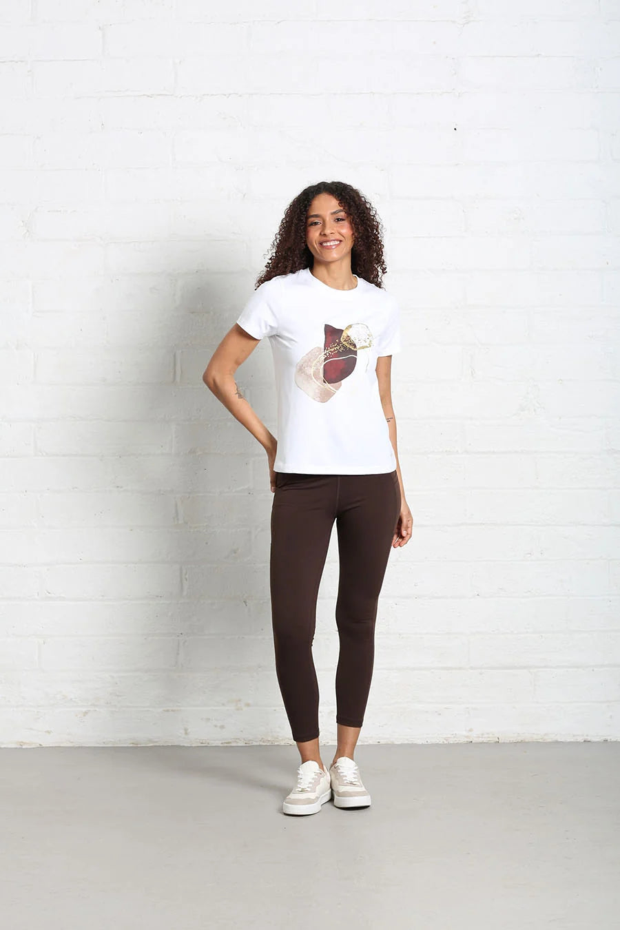Relax & Renew Nessa Leggings Chocolate Brown