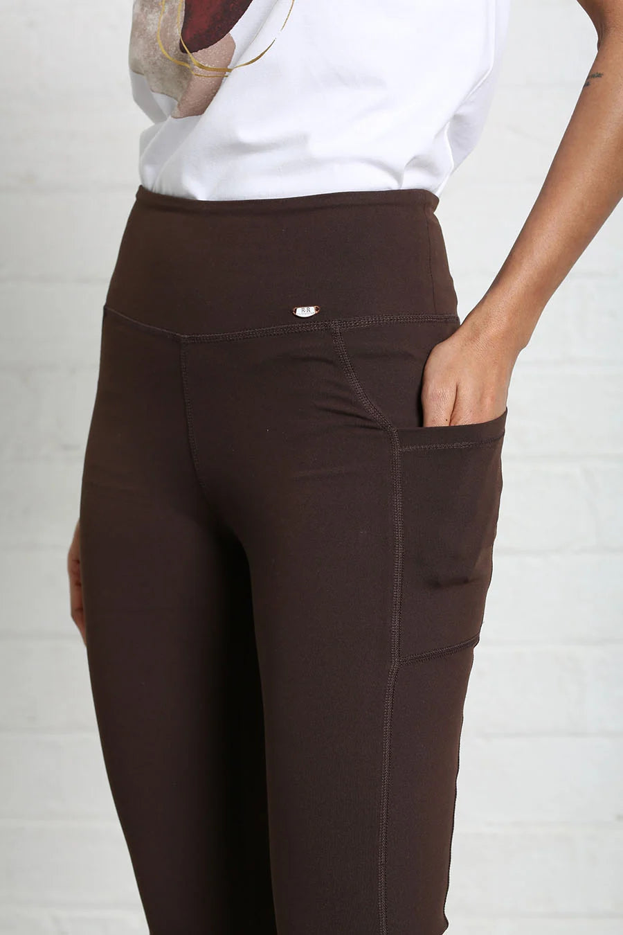 Relax & Renew Nessa Leggings Chocolate Brown