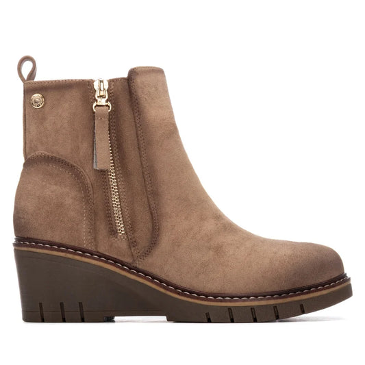Refresh Taupe Wedge Boot 176174