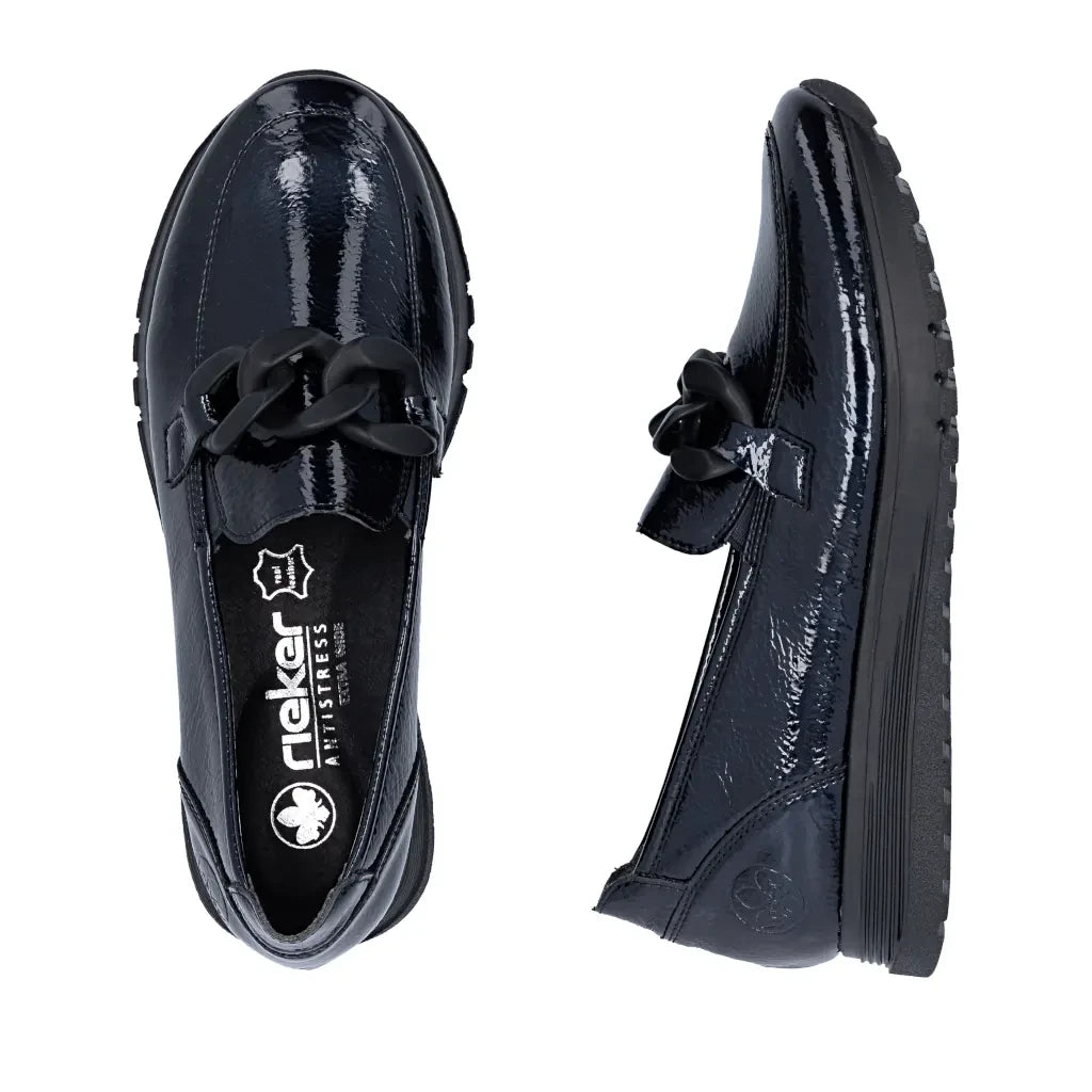 Rieker Blue Loafer 49051-14