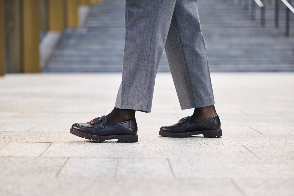 Rieker Black Loafer 45553-00