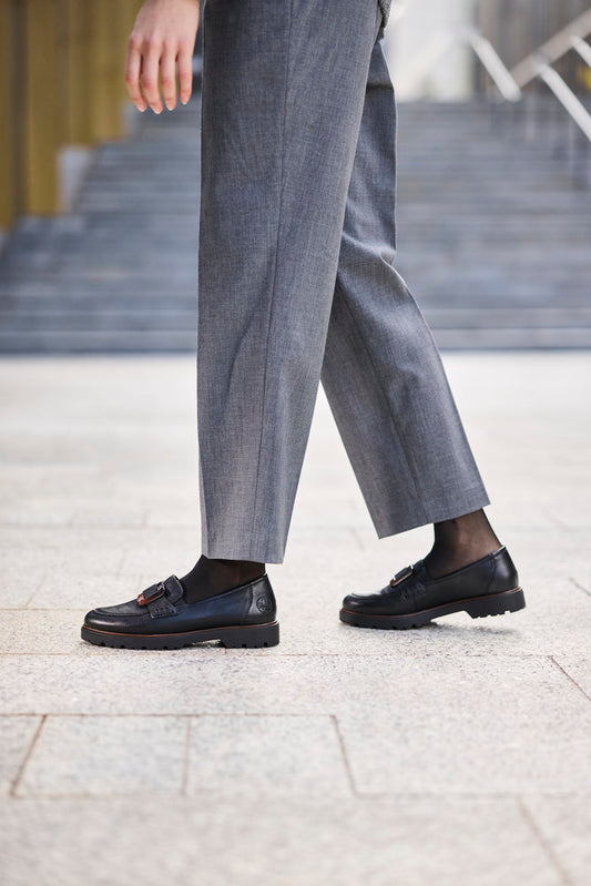 Rieker Black Loafer 45553-00
