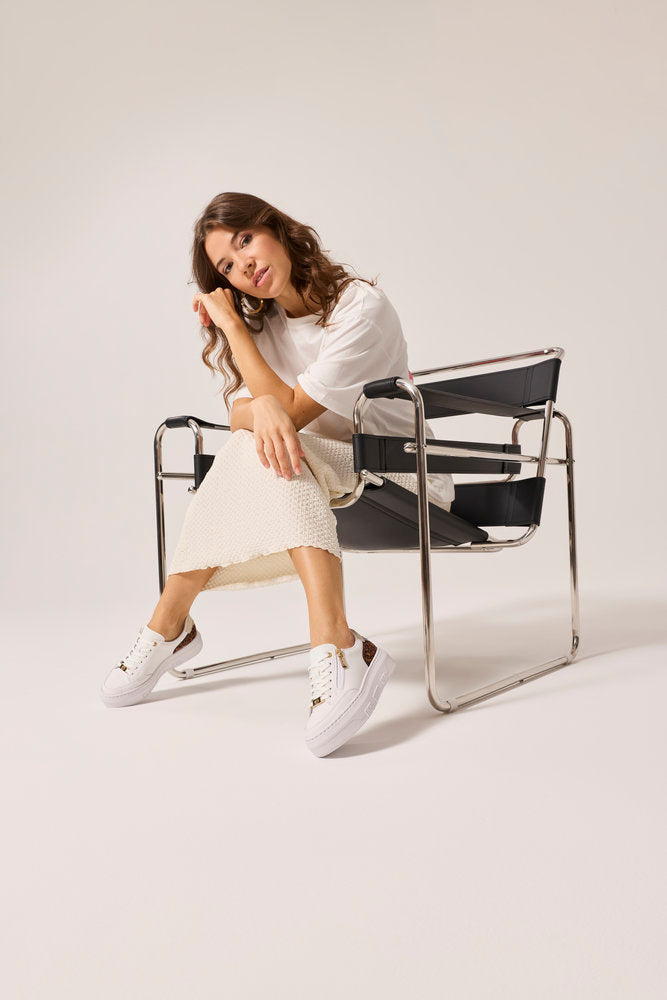 Rieker M1900-80 white trainer