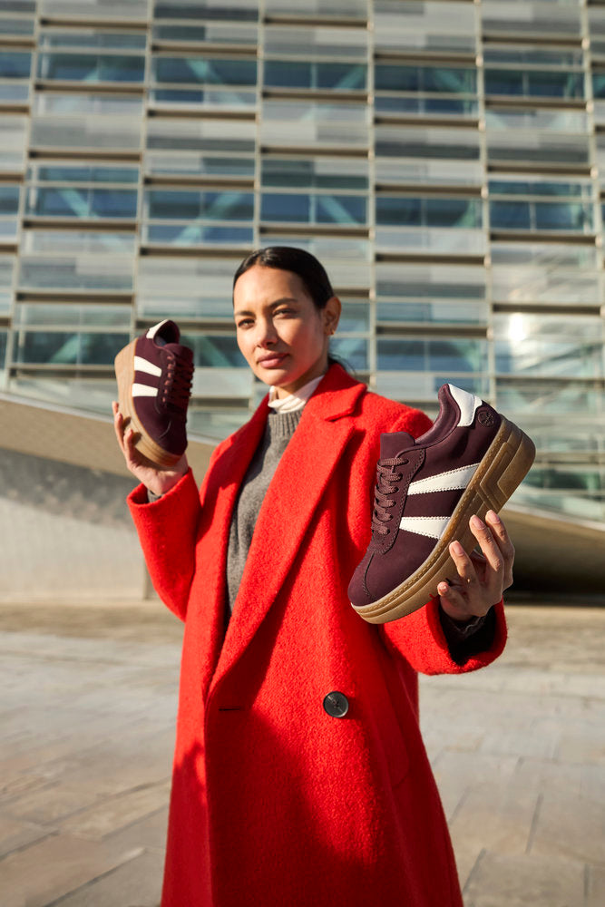 Rieker Burgundy Trainer M7601-30