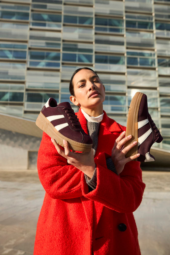 Rieker Burgundy Trainer M7601-30