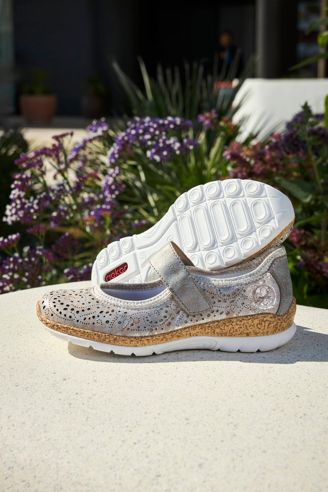 Rieker Metallic Shoe N4299-90