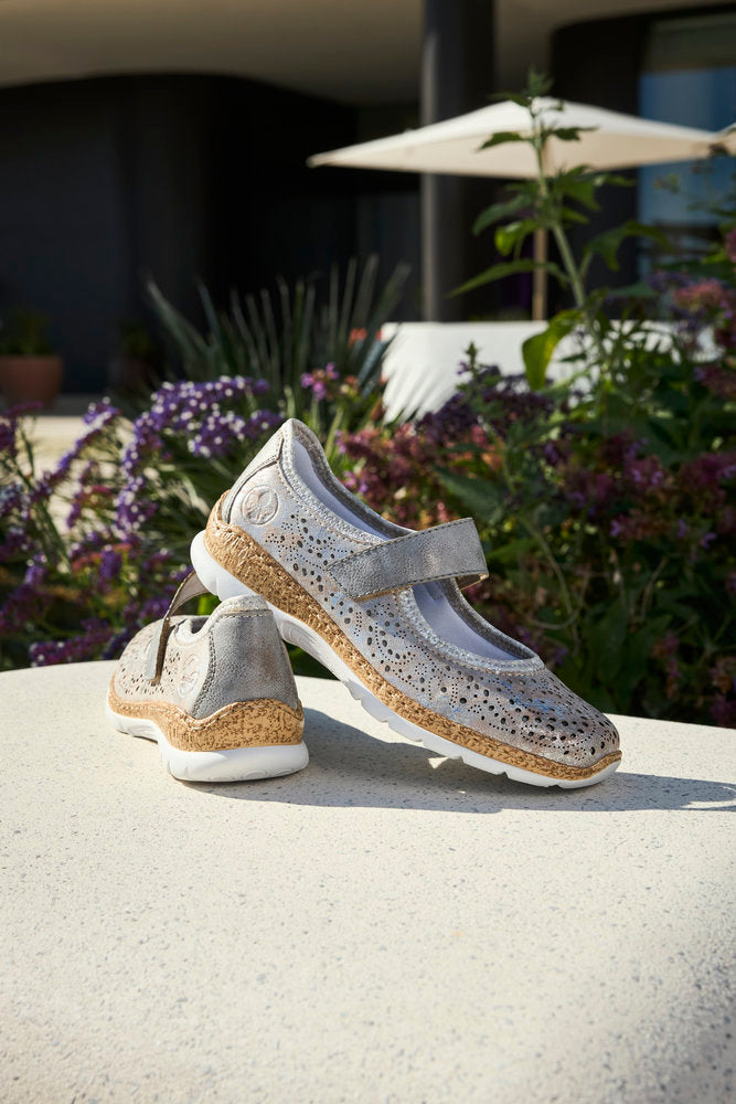 Rieker Metallic Shoe N4299-90