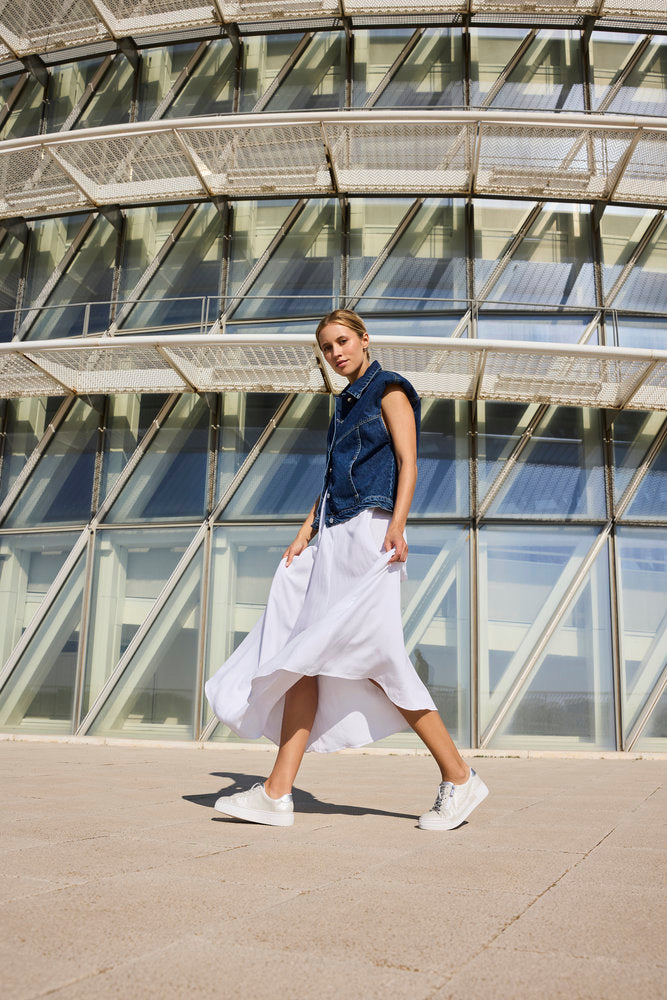 Rieker N4960-90 Silver Trainers