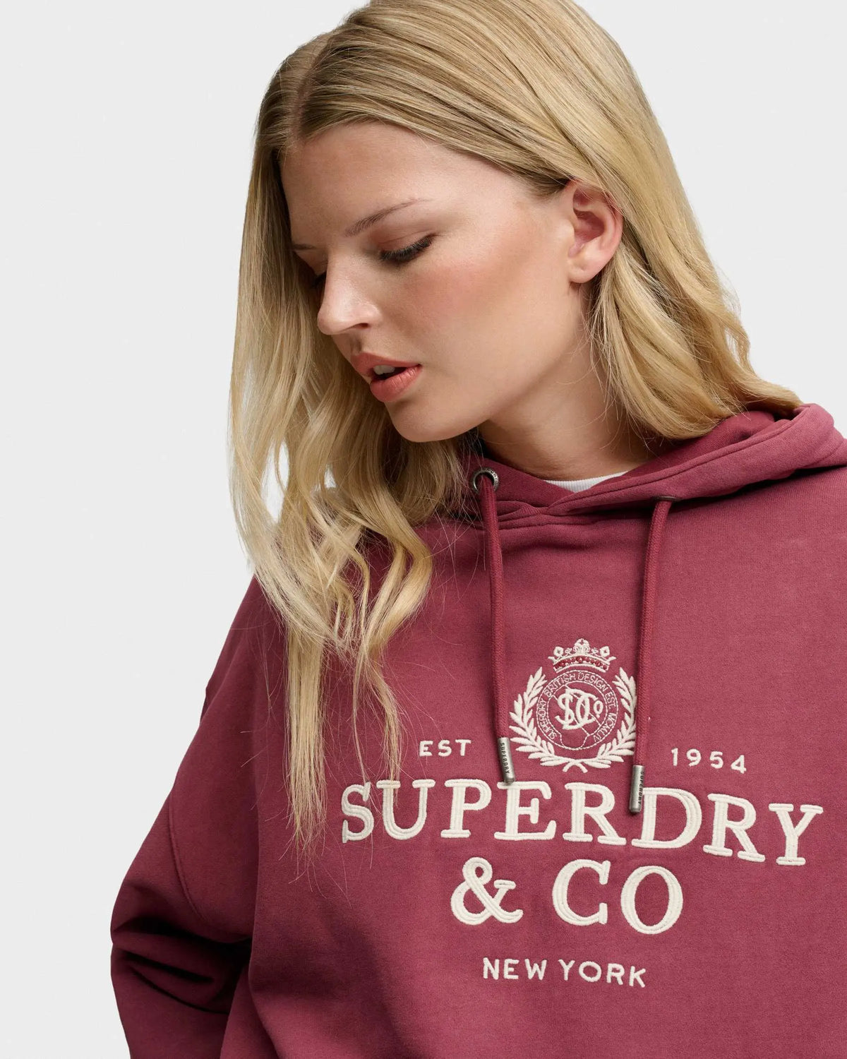 Luxe Casual Embroidered Relaxed Hoodie