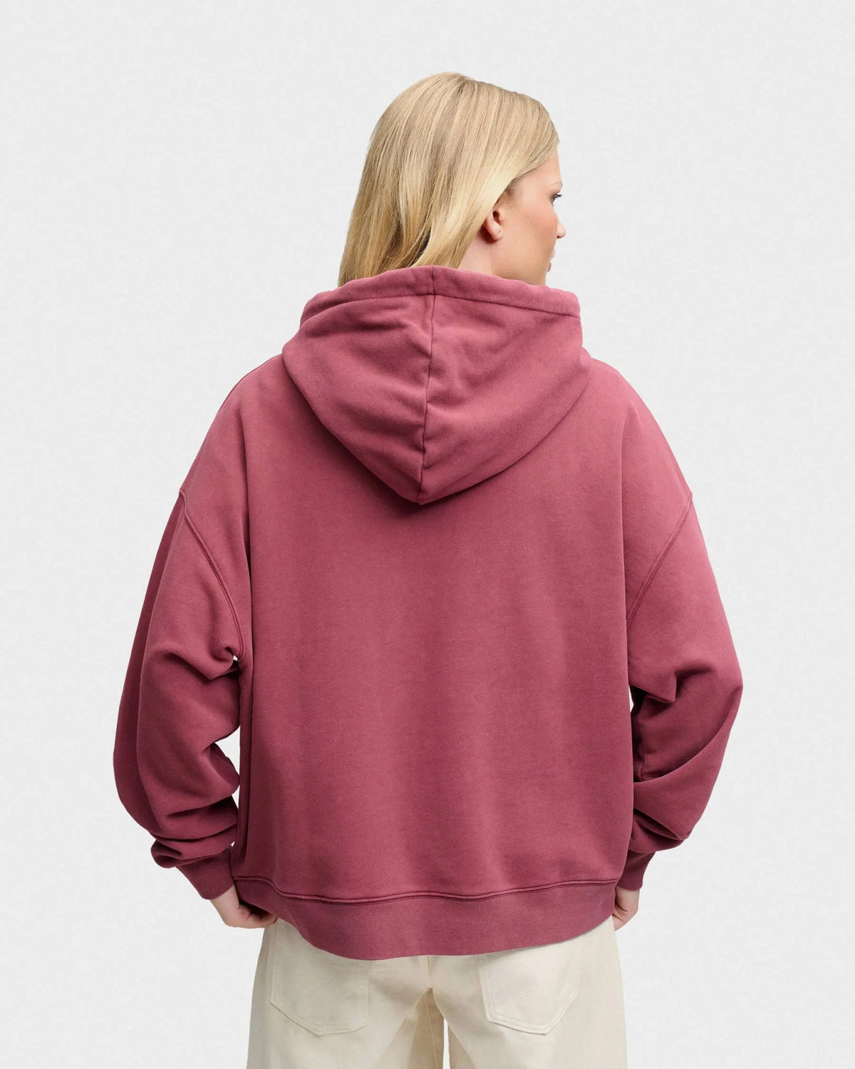 Luxe Casual Embroidered Relaxed Hoodie