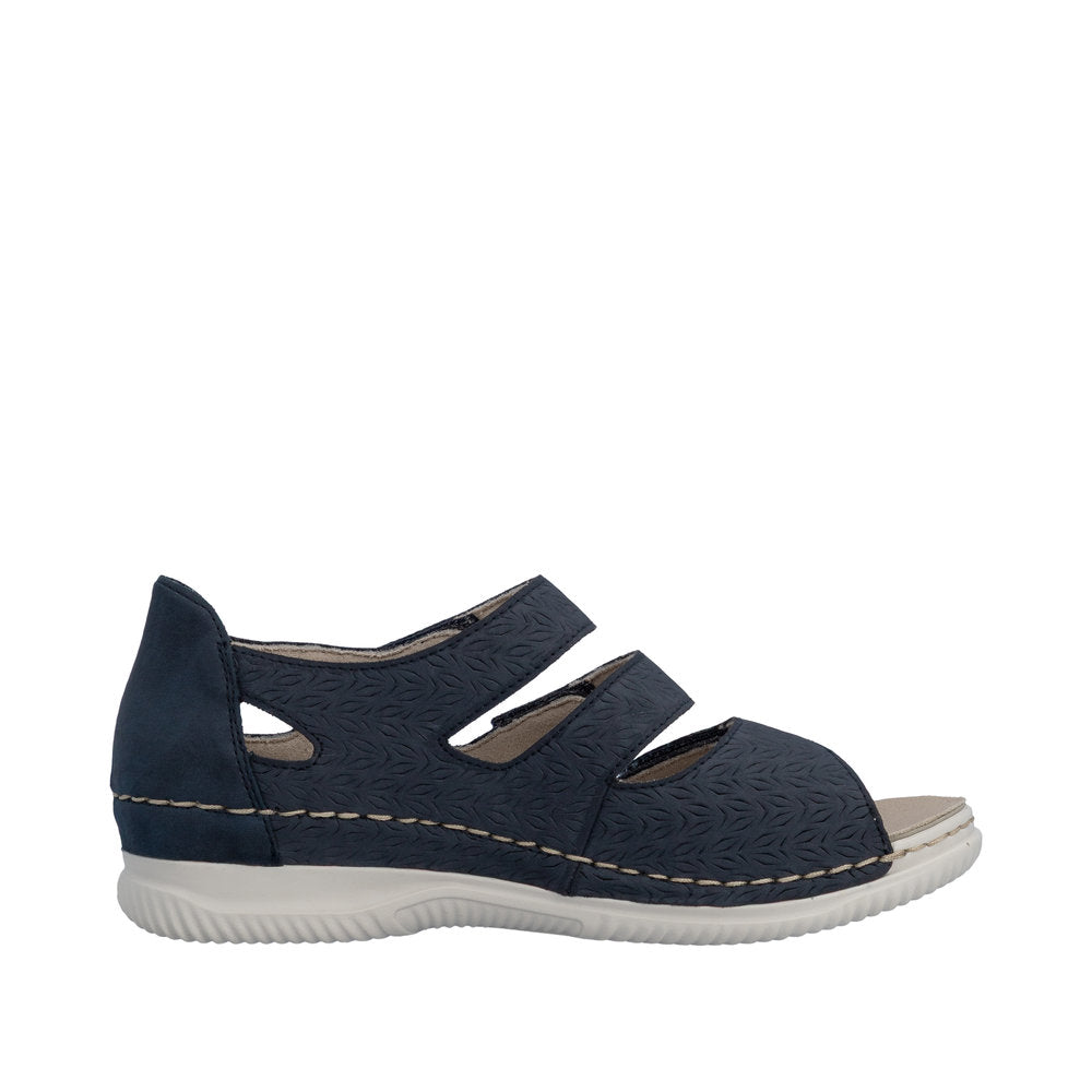 Rieker Navy Wide Sandal V7451-14