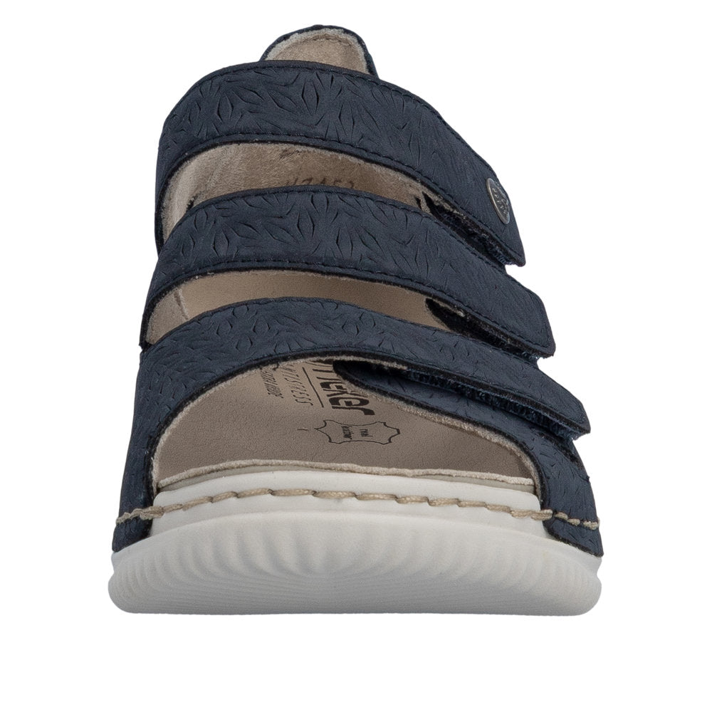 Rieker Navy Wide Sandal V7451-14