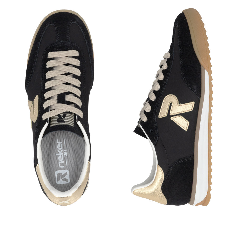 Rieker Black Trainer W4000-01