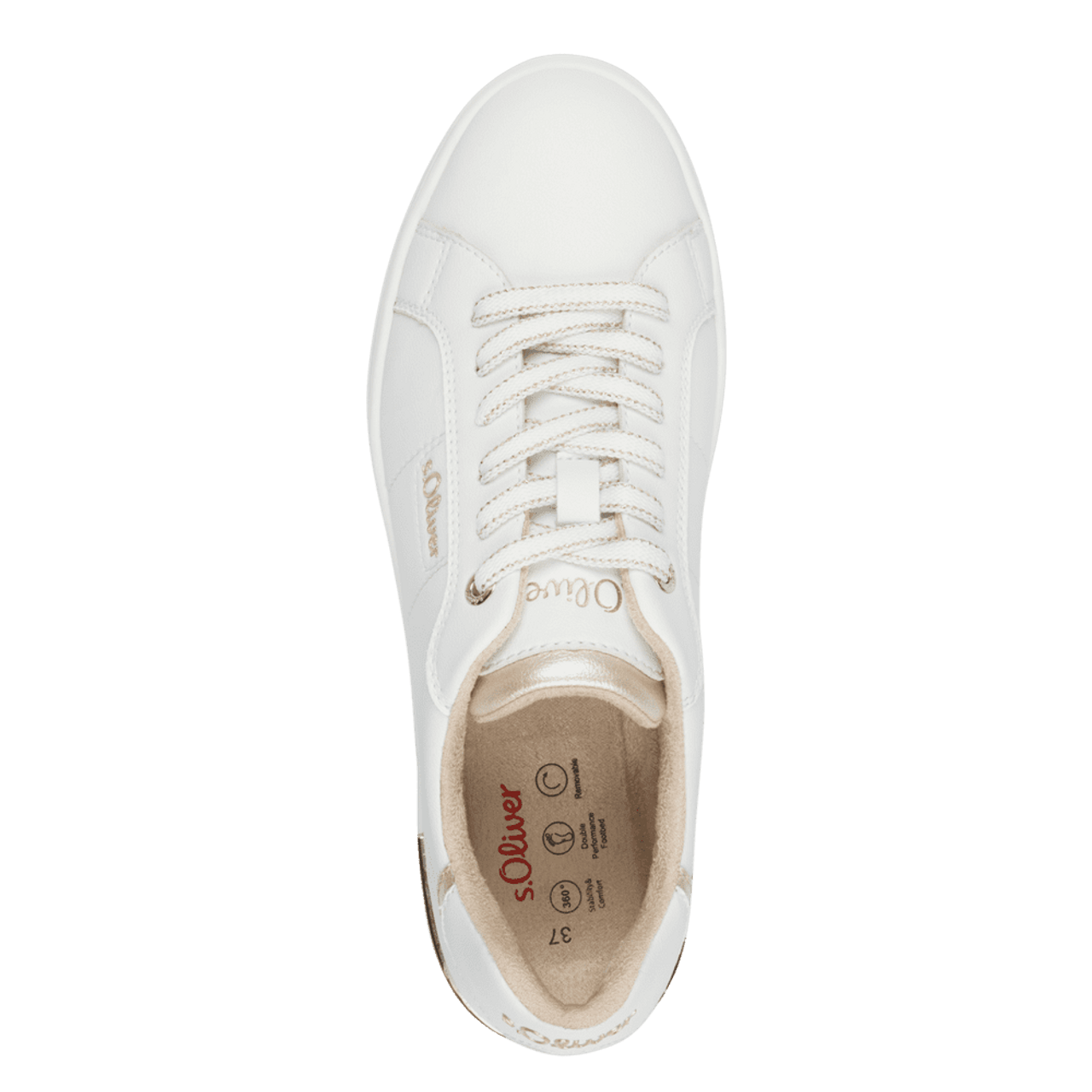 S.oliver 5-23603 white trainer